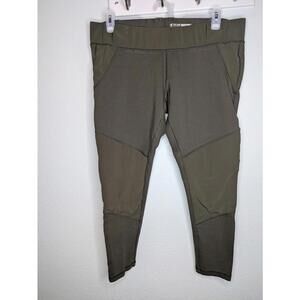 5.11 Tactical Olive Green Performance Leggings XL Cropped Athletic